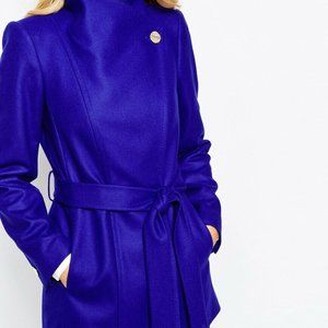 royal blue ted baker coat